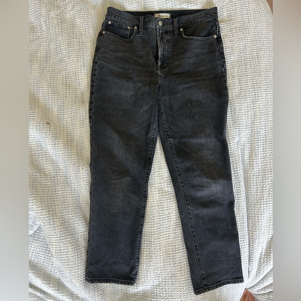 Madewell The Perfect Vintage Black High Rise Jeans